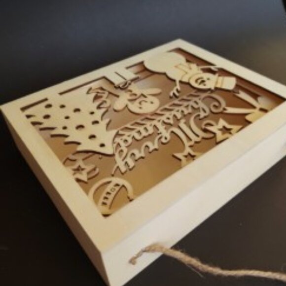 Merry Christmas Paintable Decoration - Picture 3 of 9